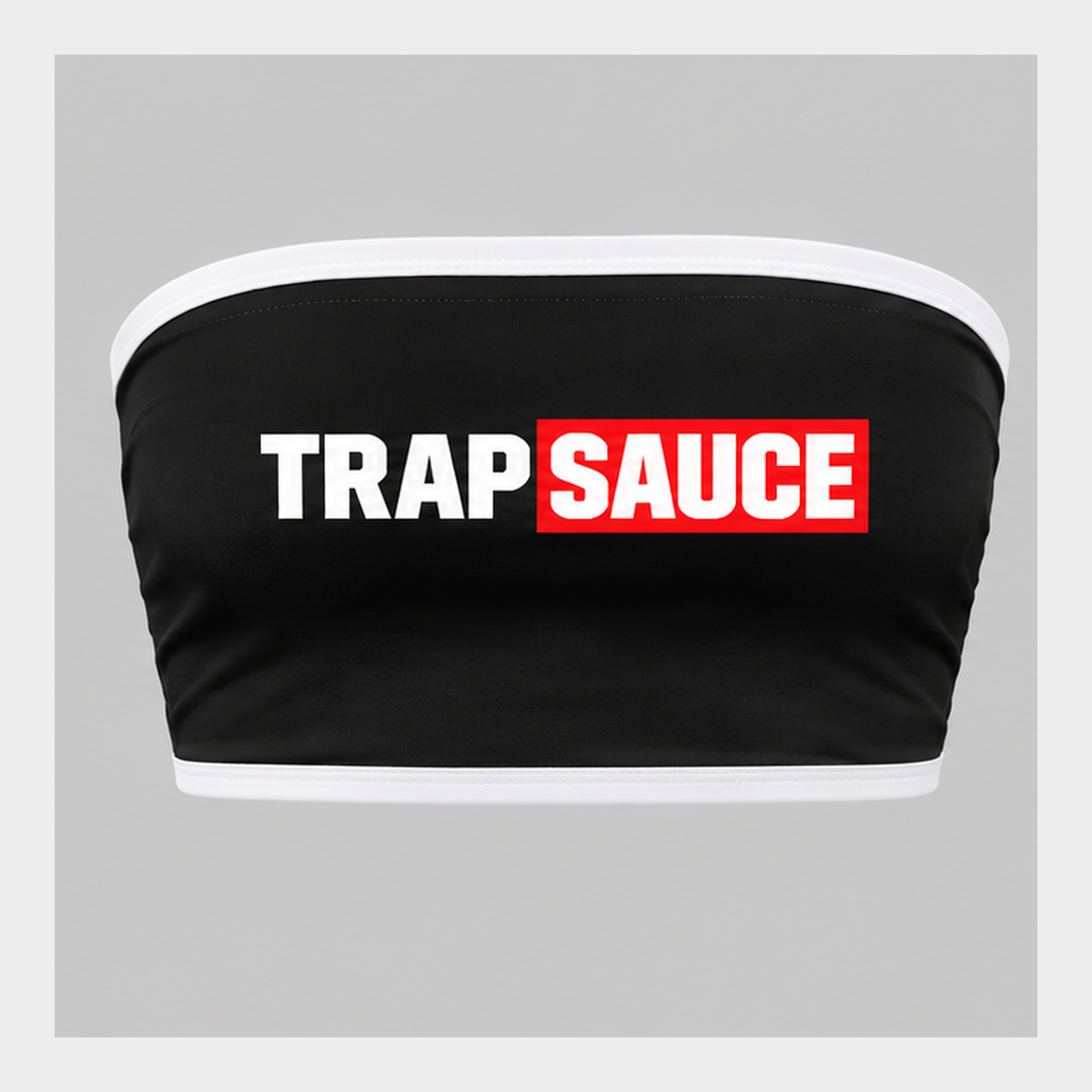 TrapSauce Bandeau Tube Top in ATL Classic, front (preview)