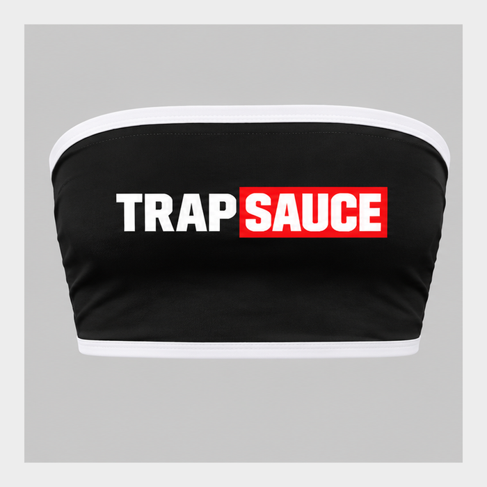 TrapSauce Bandeau Tube Top in ATL Classic, front (preview)